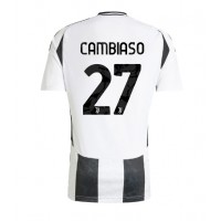 Camisa de time de futebol Juventus Andrea Cambiaso #27 Replicas 1º Equipamento 2024-25 Manga Curta